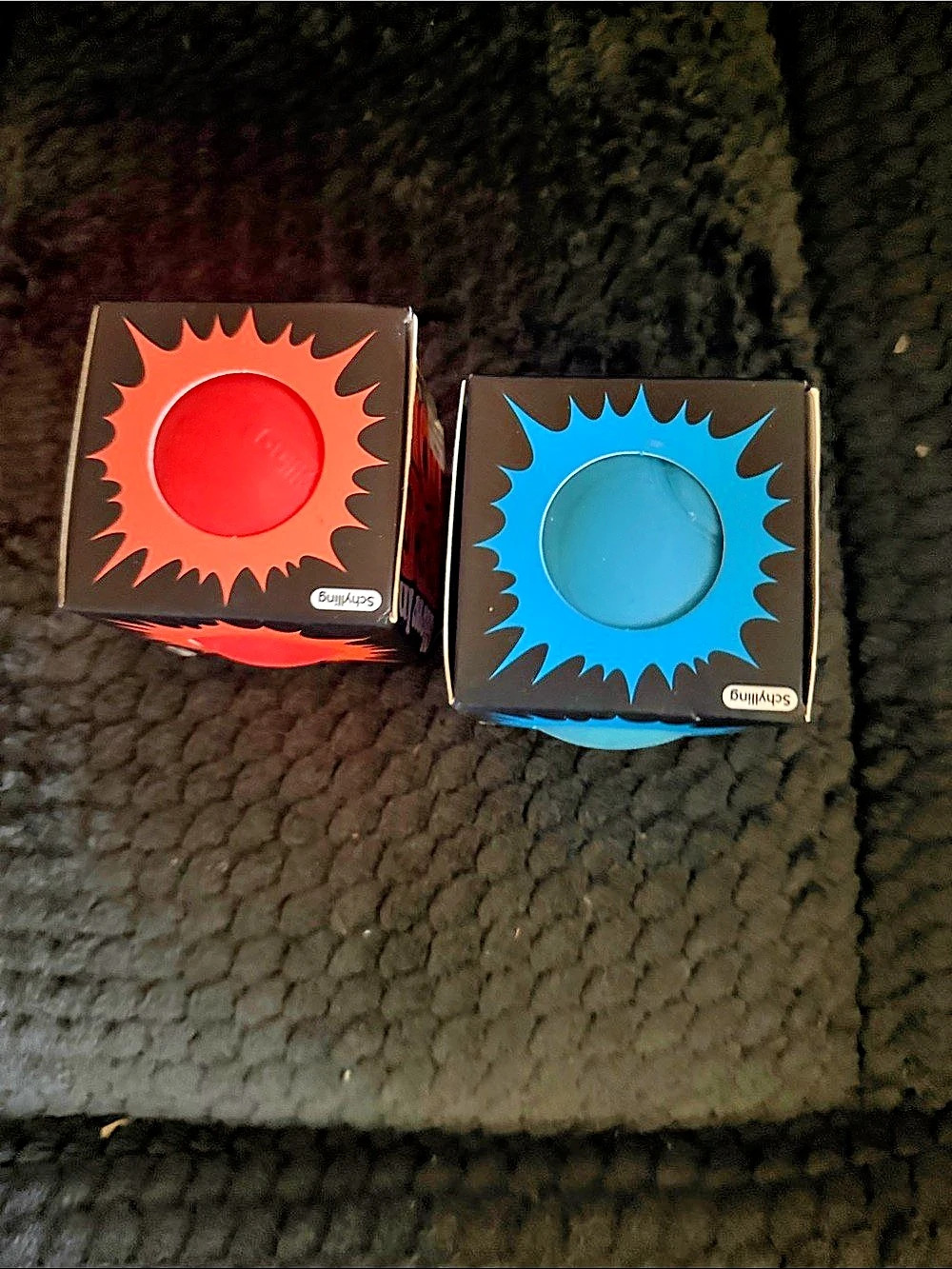 The Dark Glow in the Dark Board Game Set Red & Blue NWT